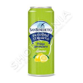 SAN BENEDETTO - PIJE FRESKUESE E GAZUAR ME LIMON "PASIONE ITALIANA" - 330ML