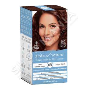 TINTS OF NATURE - BOJE FLOKESH "5R RICH COPPER BROWN - 130ML" - 704326101808