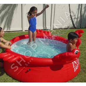INTEX - PISHINE +3VJEC Ø183X51CM "EASY SET HAPPY CRAB INFLATABLE POOL" - 26100NP
