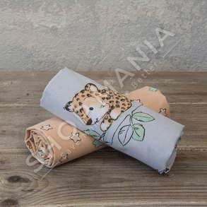 NIMA HOME - SET CARCAF PER BEBE "SLEEPY PANTHER" - 2X70X110CM