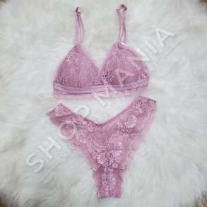 SET INTIMO ROZE ME LULE ME DANTELLE - IVI-036