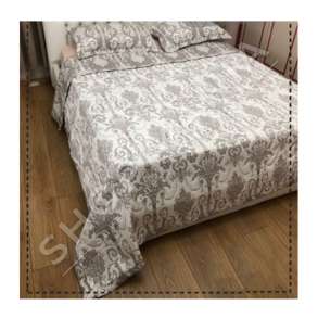 MBULESE KREVATI + KELLEF JASTEKU GRI "TEK - DIZAJN LULE" - 160X230CM