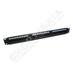 ALL STRONG - PATCH PANEL UTP CAT 6 ME 24 PORTA - ALS-PP624