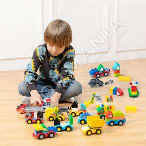 KIDS HOME TOYS - FORMUESE ME 5 PJESE +3 VJEC "FUNNY BLOCKS"