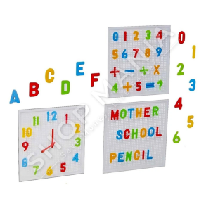 PILSAN - LOJE EDUKATIVE ME SHKRONJA & NUMRA 222PJESE/+3VJEC "LETTER AND NUMBER SET 222 PIECES" - 03-297