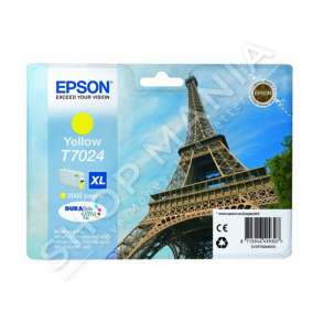 EPSON - KARTUÇË ME BOJË NGJYRË E VERDHË C13T70244010 T7024 RRETH 2000 FAQE XL