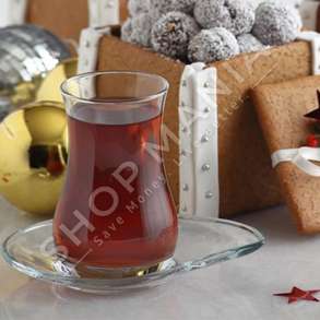 LAV - SET 6 FILXHANE CAJI & 6 PJATA 170ML - 8692952114885