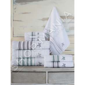 MARIE CLAIRE PARIS - SET ME 2 PESHQIRE 100% PAMBUK "MELVIN" - 2X30X30CM